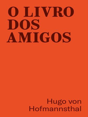 cover image of O livro dos amigos